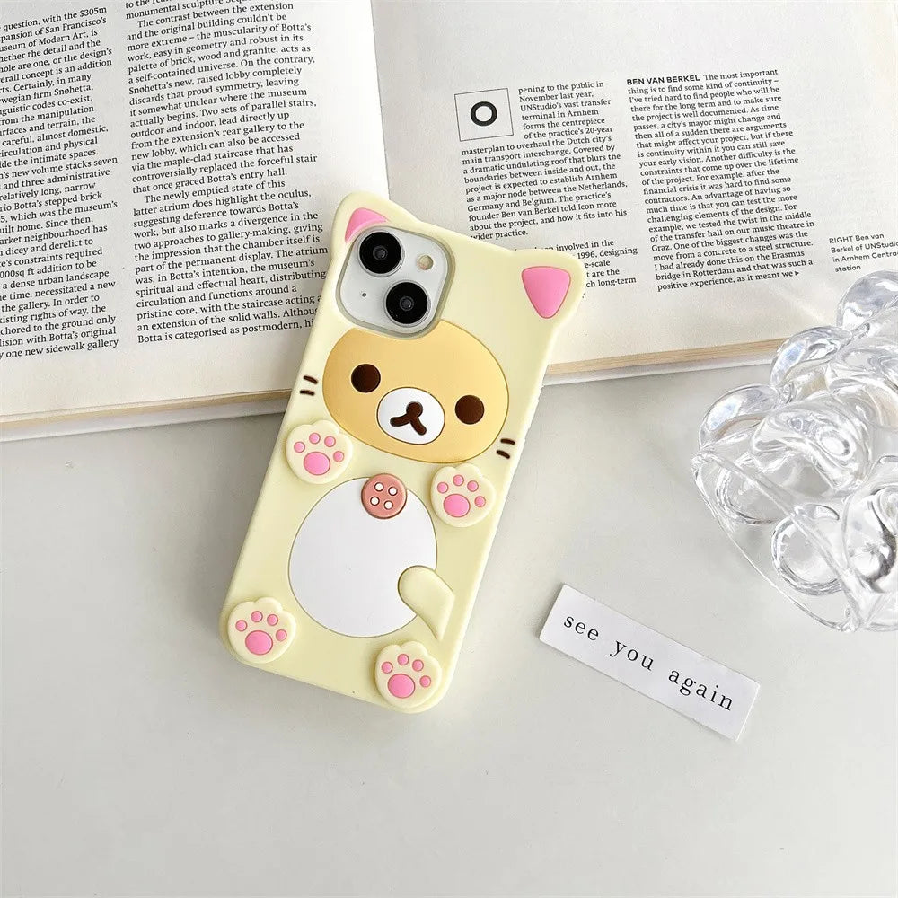 Kawaii Bear Phone Case